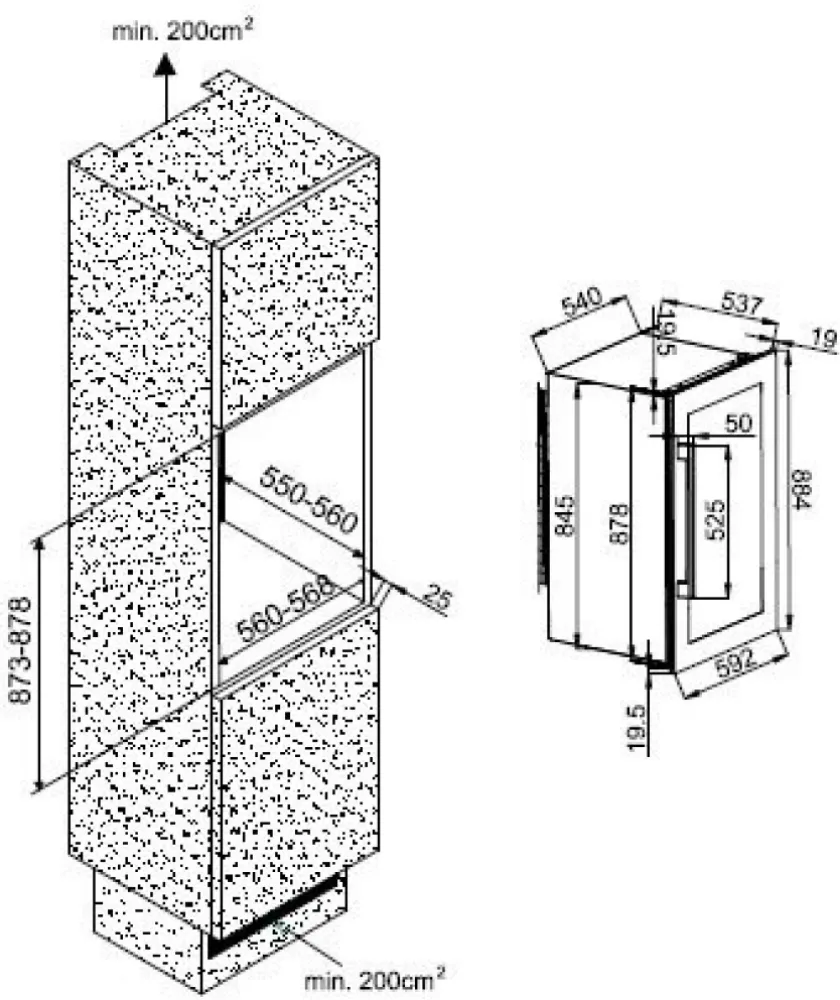 Image Wine cooler AVI88F2