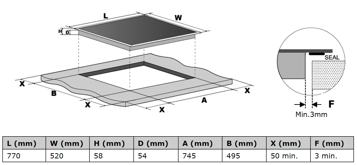 Image Induction hob KPI8025BP