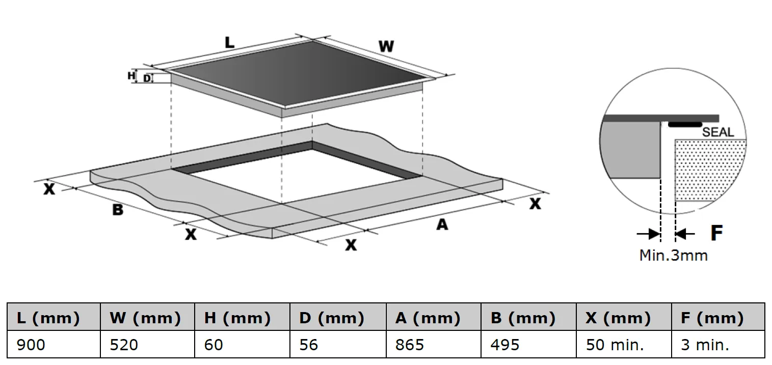 Image Induction hob KPI6050BP