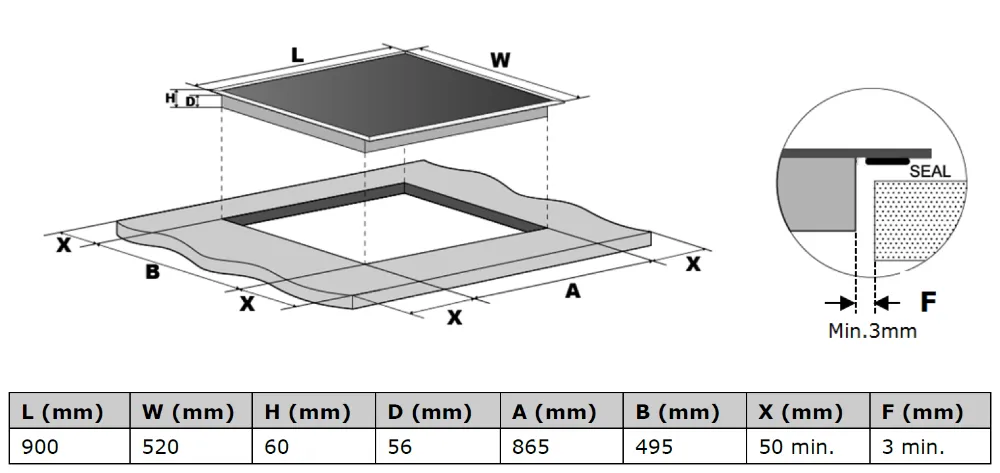 Image Induction hob KPI6050BP