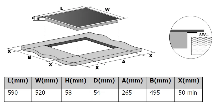 Image Induction hob KPI6023BB