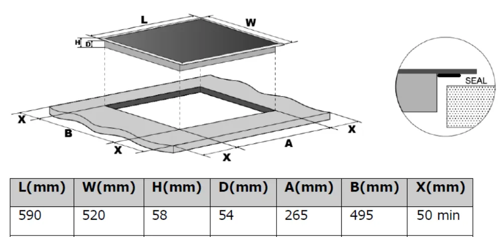 Image Induction hob KPI6023BB