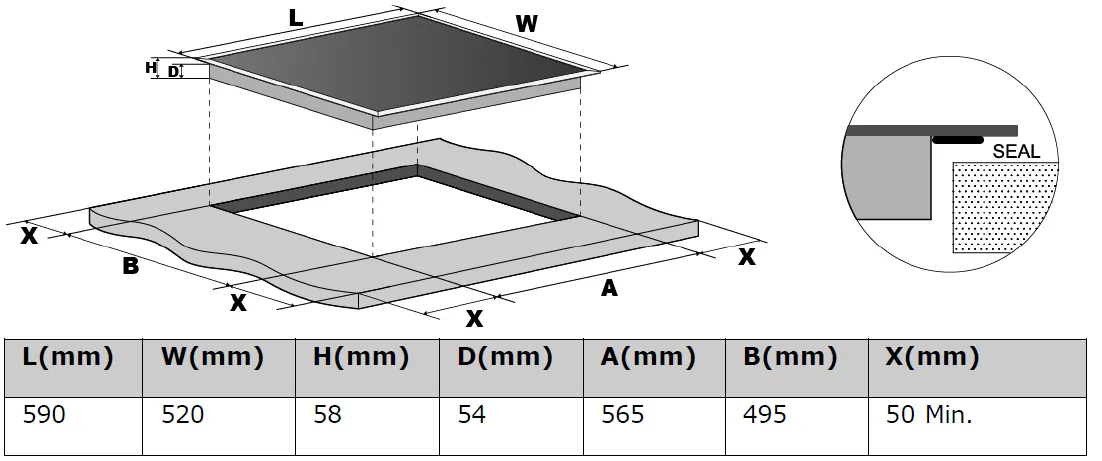 Image Induction hob KPI6015B