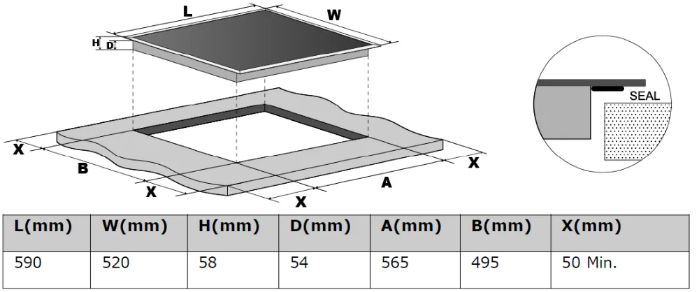 Image Induction hob KPI6015B