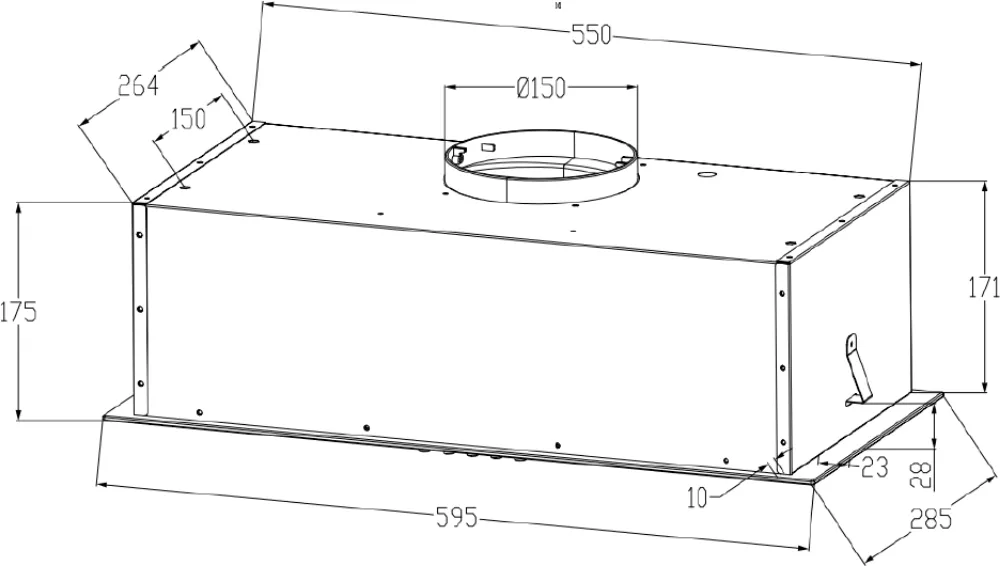 Image Fully built-in cooker hood KLV5201B