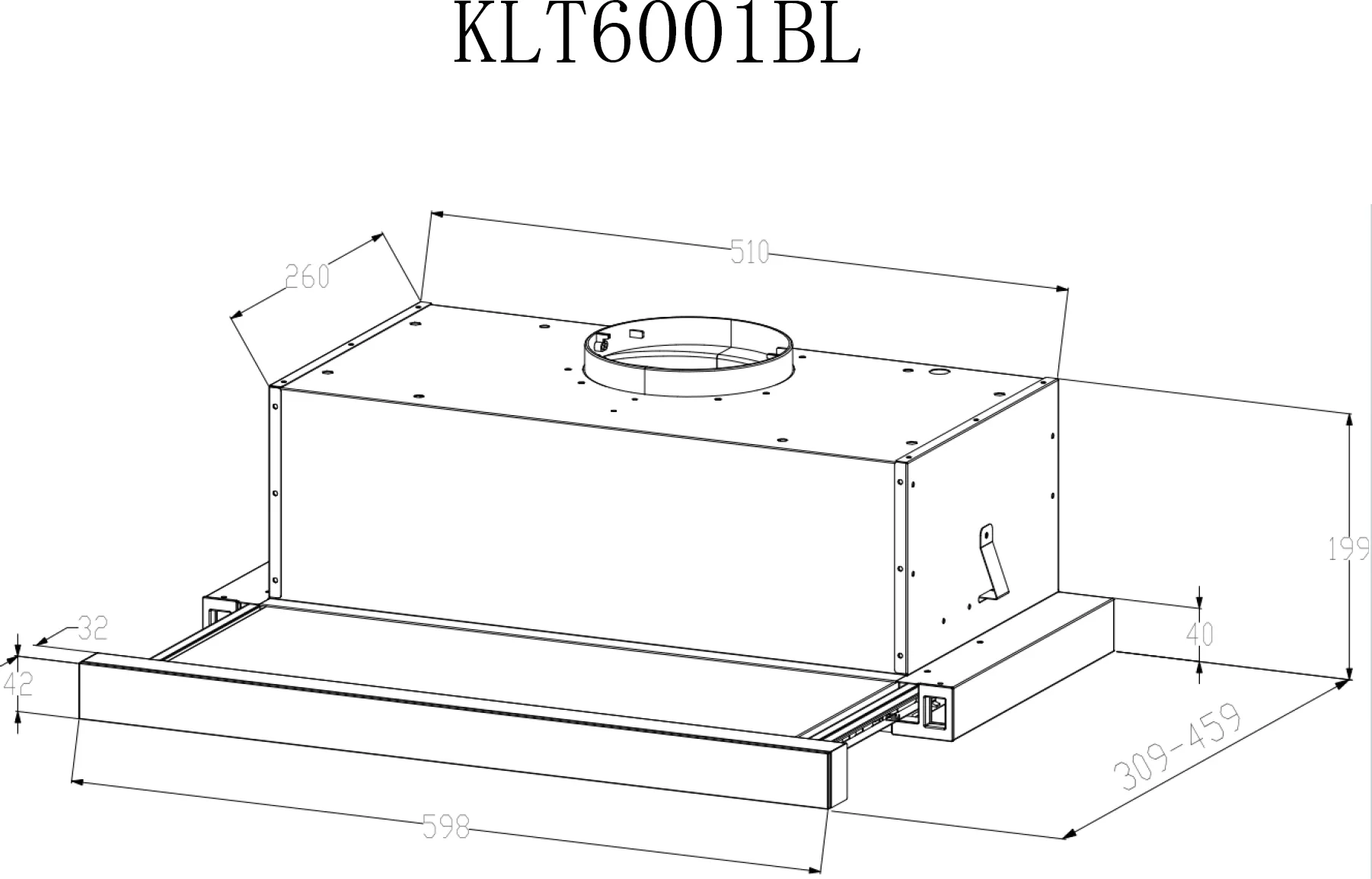 Image Cooker hood KLT6001BL